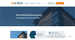 Desktop Screenshot of m-wert.de